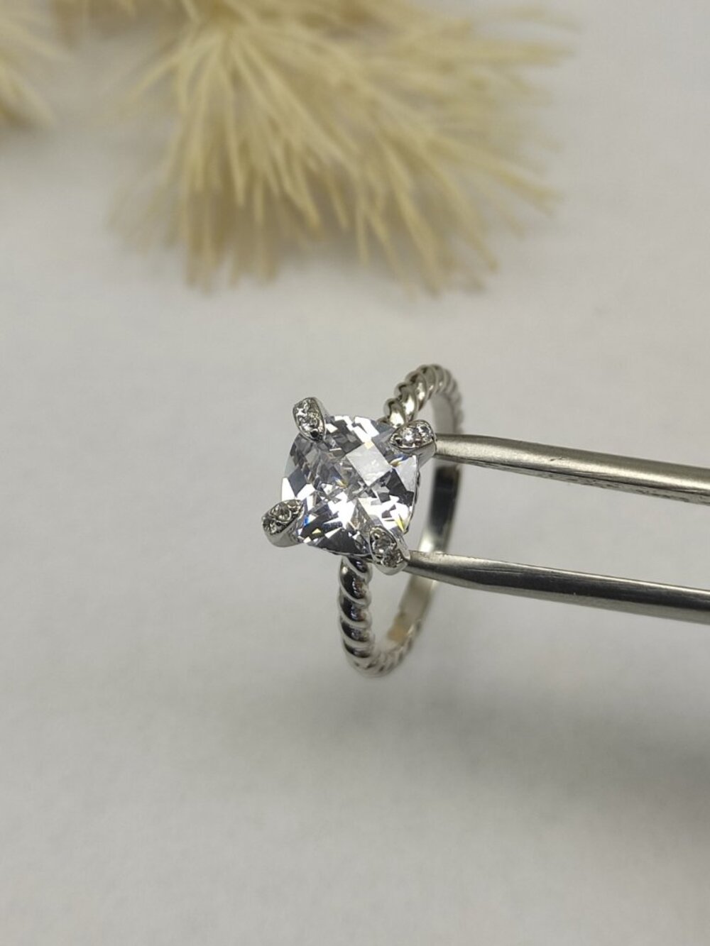 David Yurman 925 Silver Ring with Original Pouch